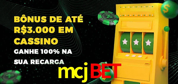 mcjbet melhor bônus de depósito